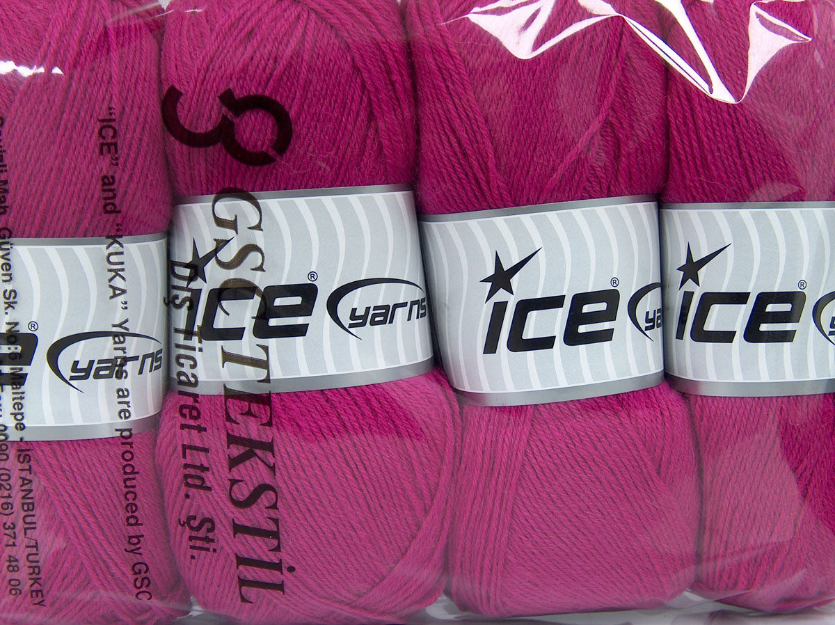 Solid Sock Fuchsia fnt2-74021