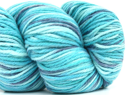 Hand Dyed Cashmere Turquoise Shades, Grey Shades Sku:fnt2-78503