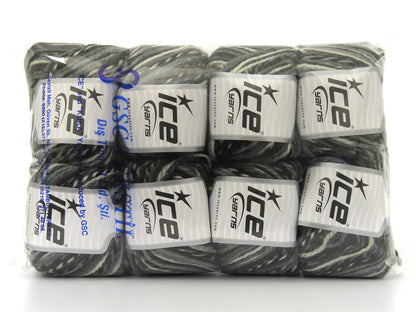 Anatolia Wool Black, Grey Shades, White, Dark Brown fnt2-80014