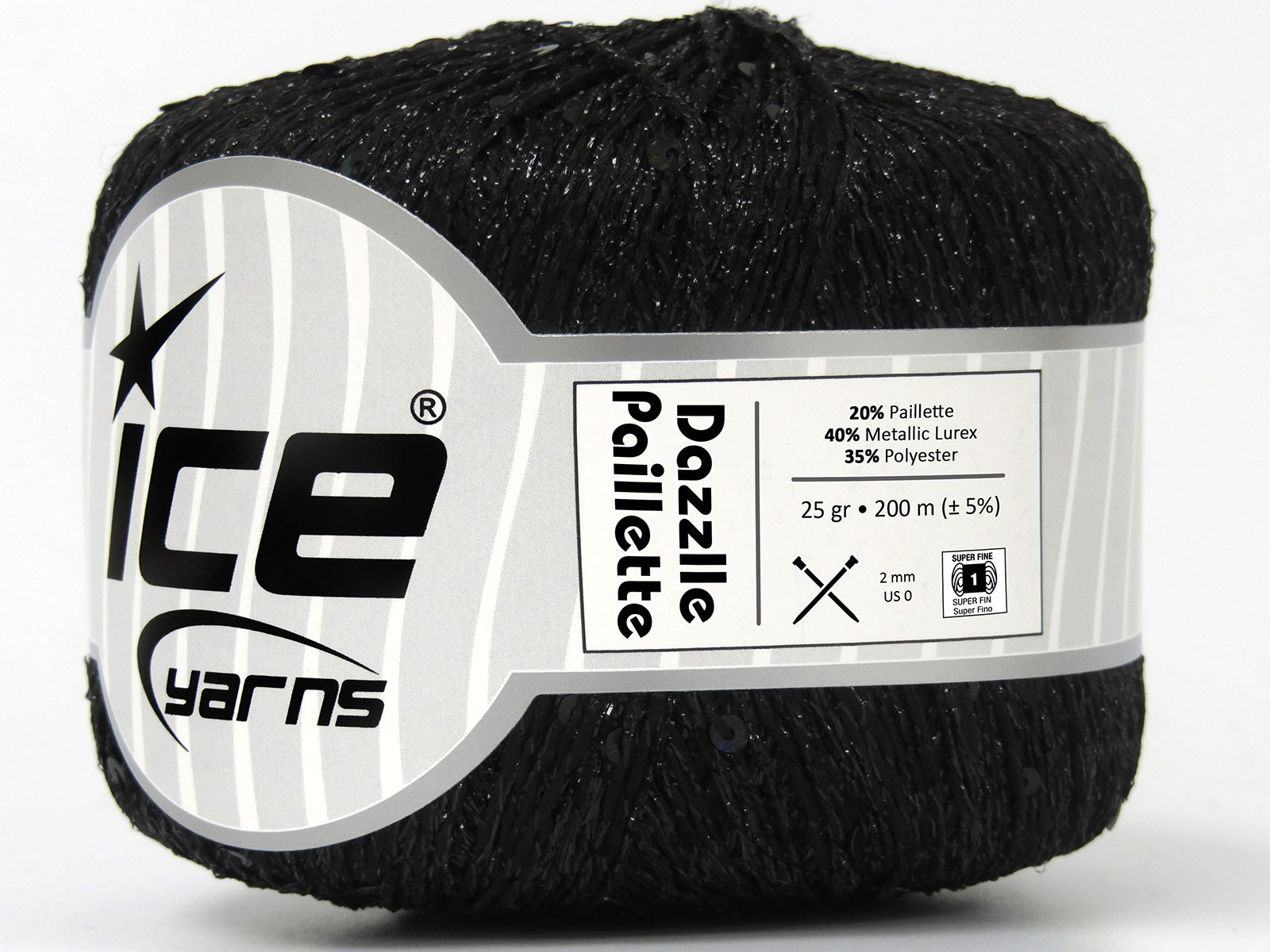 Dazzle Paillette Black fnt2-80298