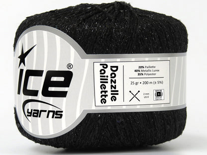 Dazzle Paillette Black fnt2-80298