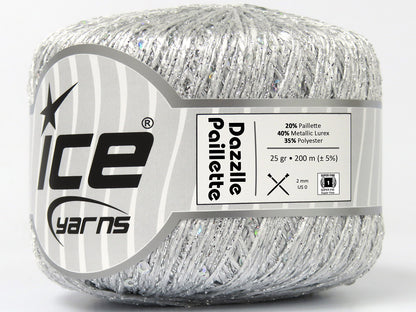 Dazzle Paillette Silver, Iridescent fnt2-80305