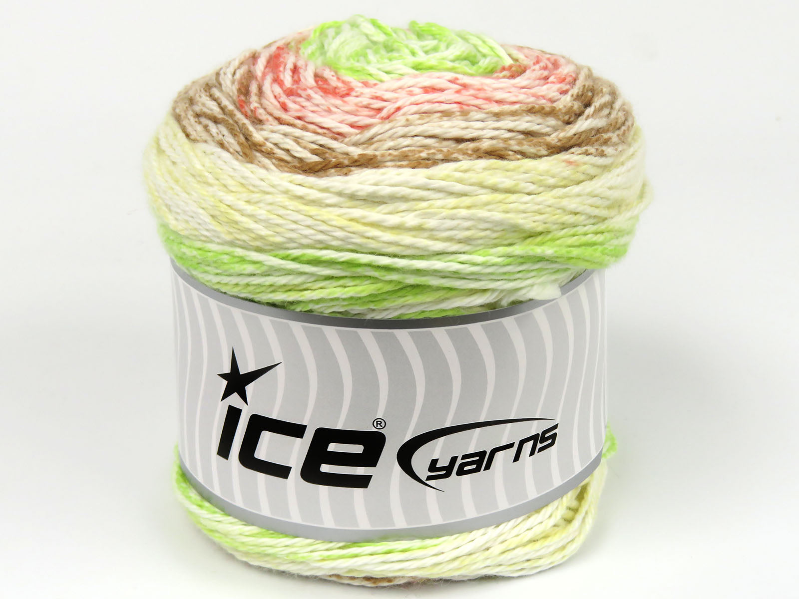 Cakes Cotton Royal White, Green, Yellow, Salmon, Brown fnt2-80473