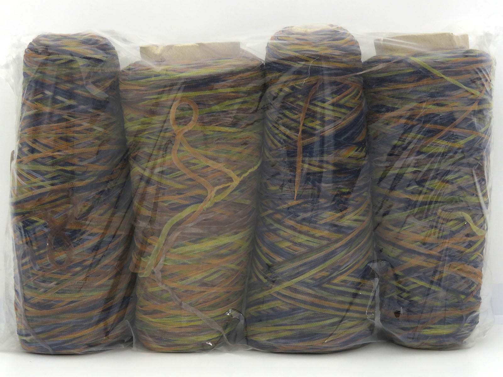 Mixed Lot Multicolor Ribbon Chain Cone fnt2-80599