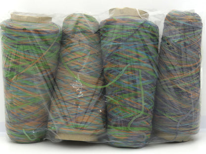 Mixed Lot Multicolor Ribbon Chain Cone fnt2-80600