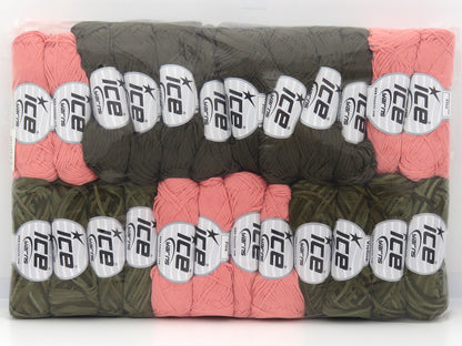 Mixed Lot Multicolor Fettuccia Fine Yarns - Violino Yarns fnt2-80644