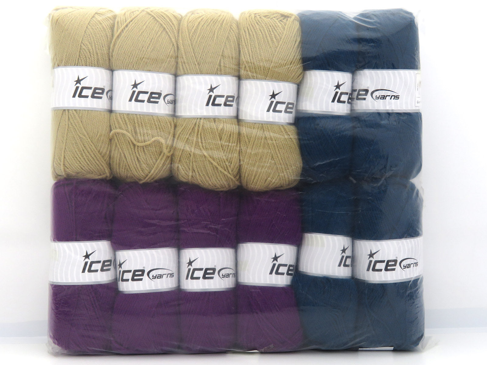 Mixed Lot Multicolor Acrylic Yarns fnt2-80733