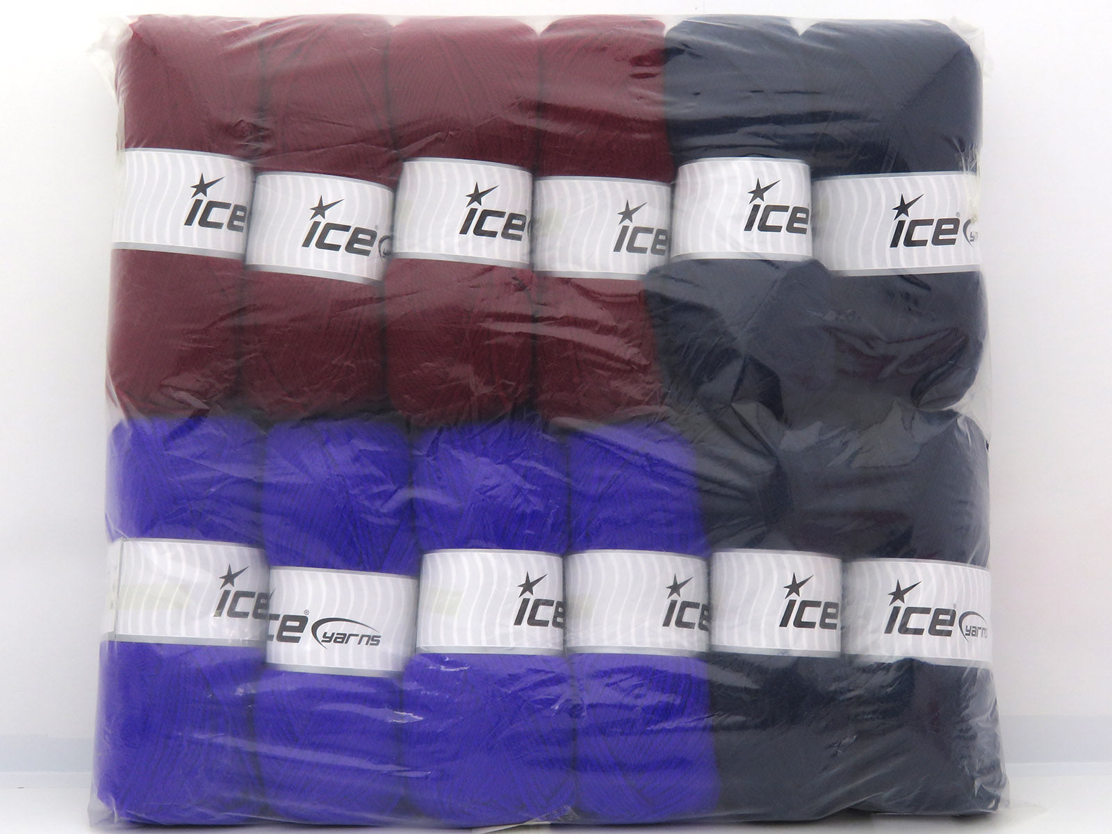 Mixed Lot Multicolor Acrylic Yarns fnt2-80734