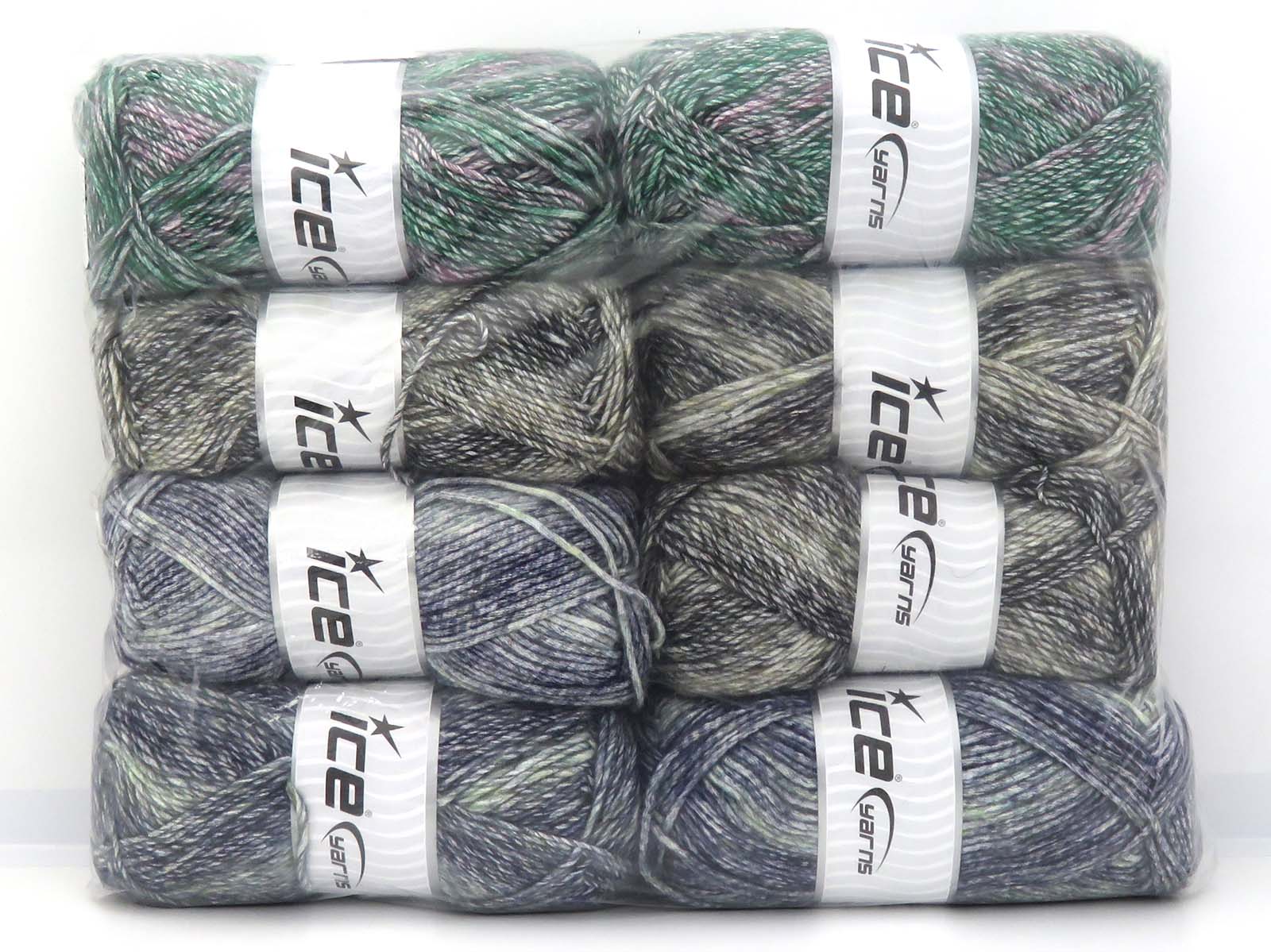 Mixed Lot Multicolor Winter Yarns fnt2-81567