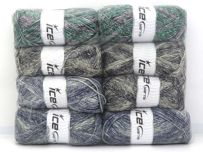 Mixed Lot Multicolor Winter Yarns fnt2-81567