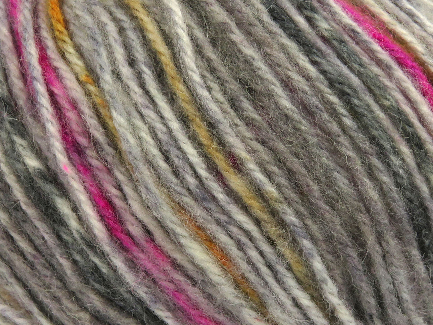 Laine peignée multicolore