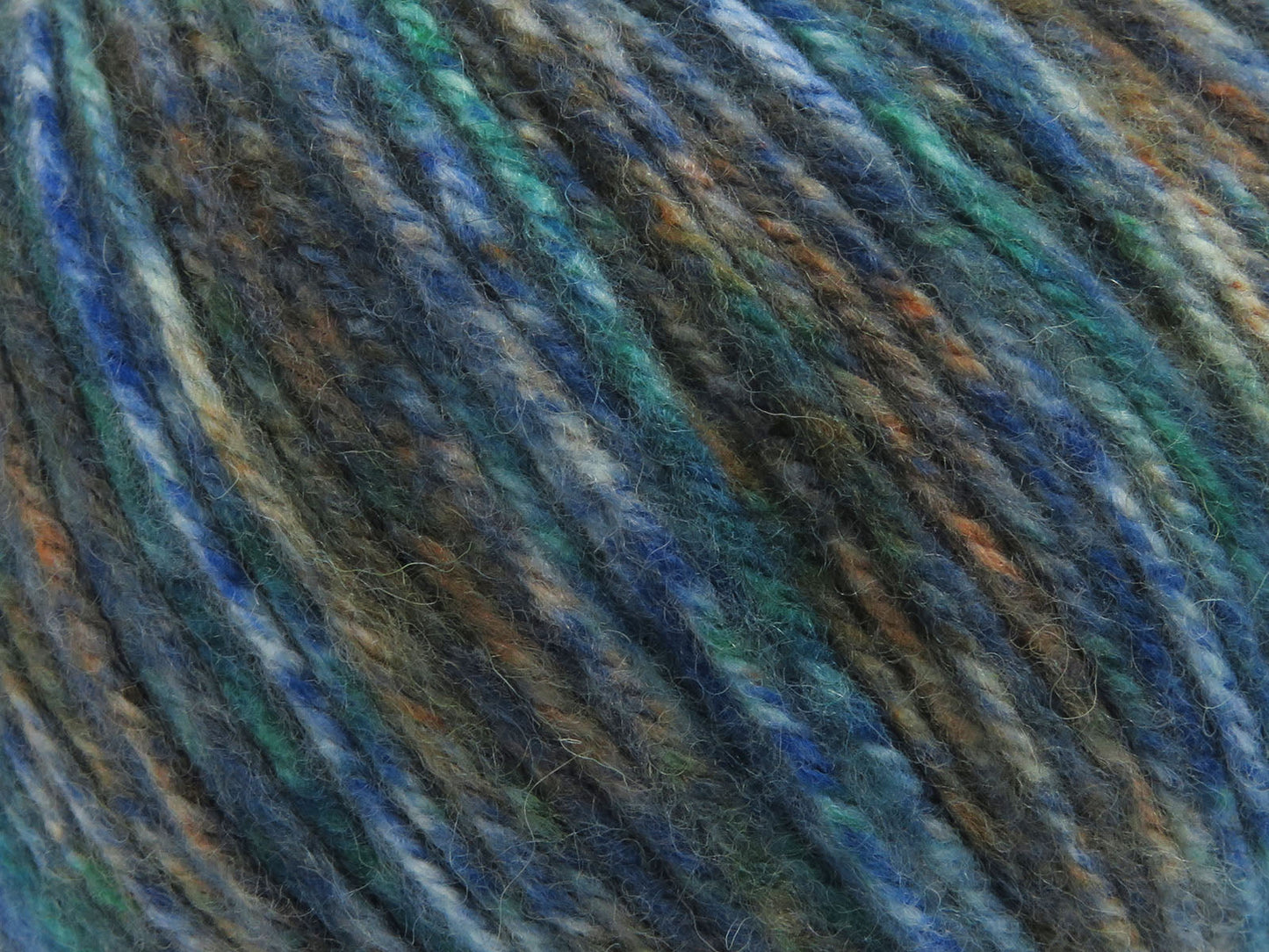Laine peignée multicolore