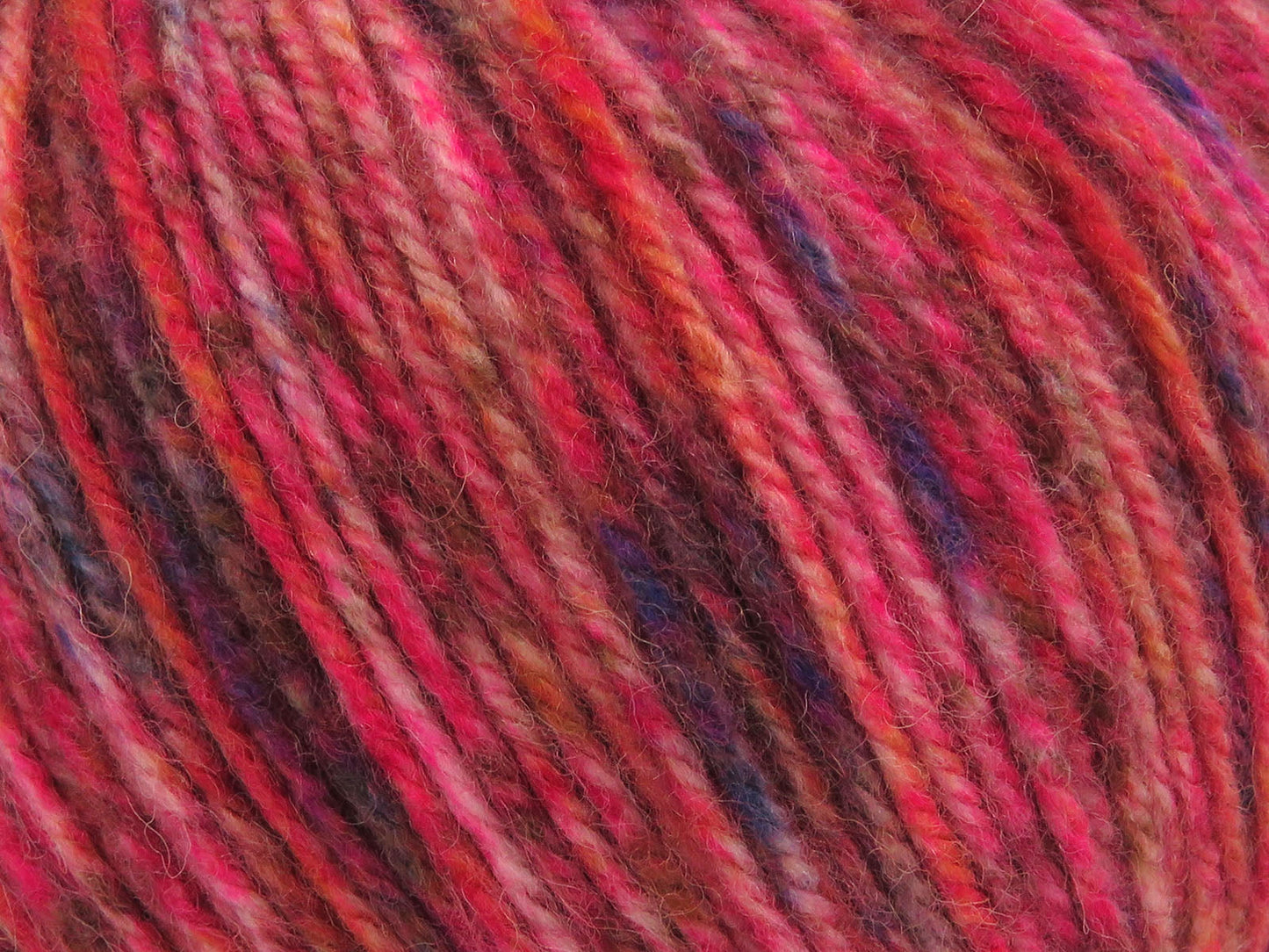 Laine peignée multicolore