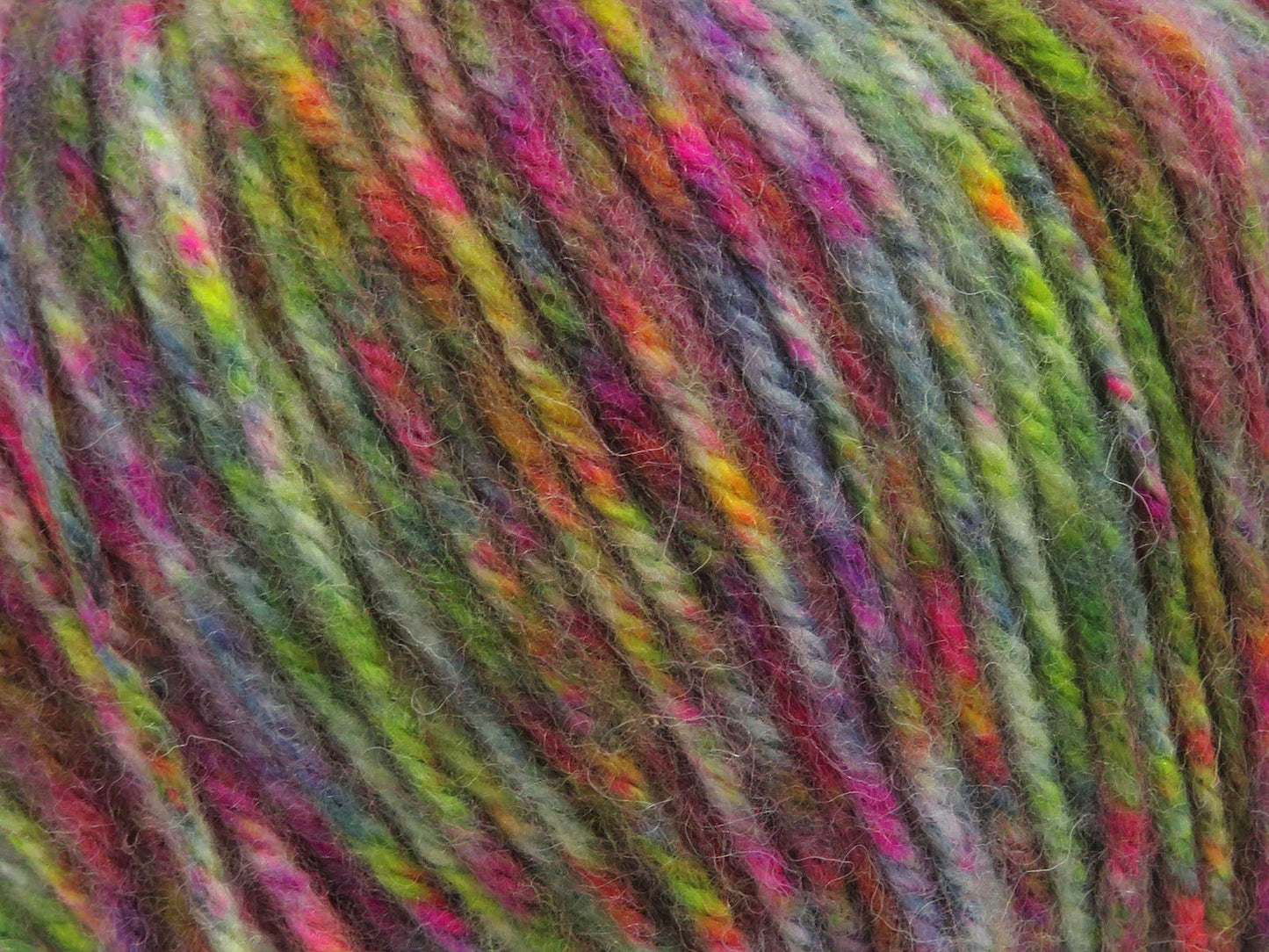 Laine peignée multicolore
