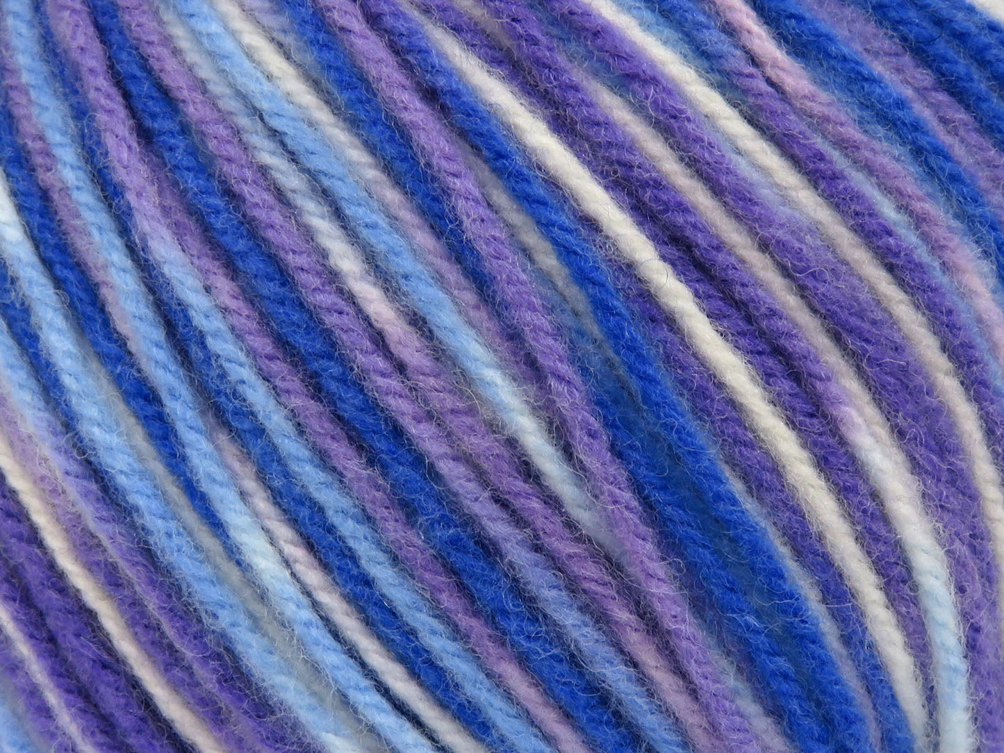 Laine peignée multicolore
