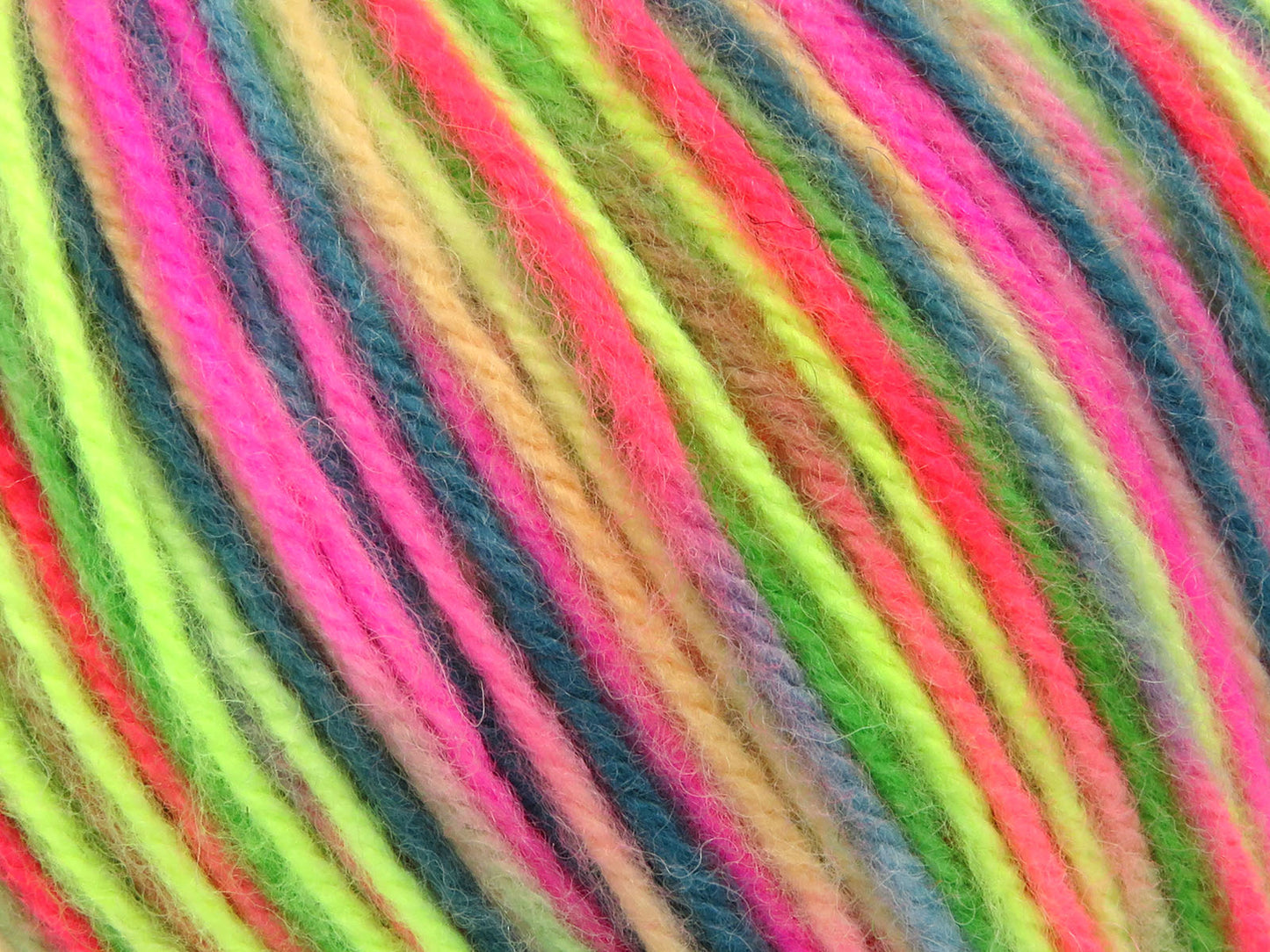Laine peignée multicolore