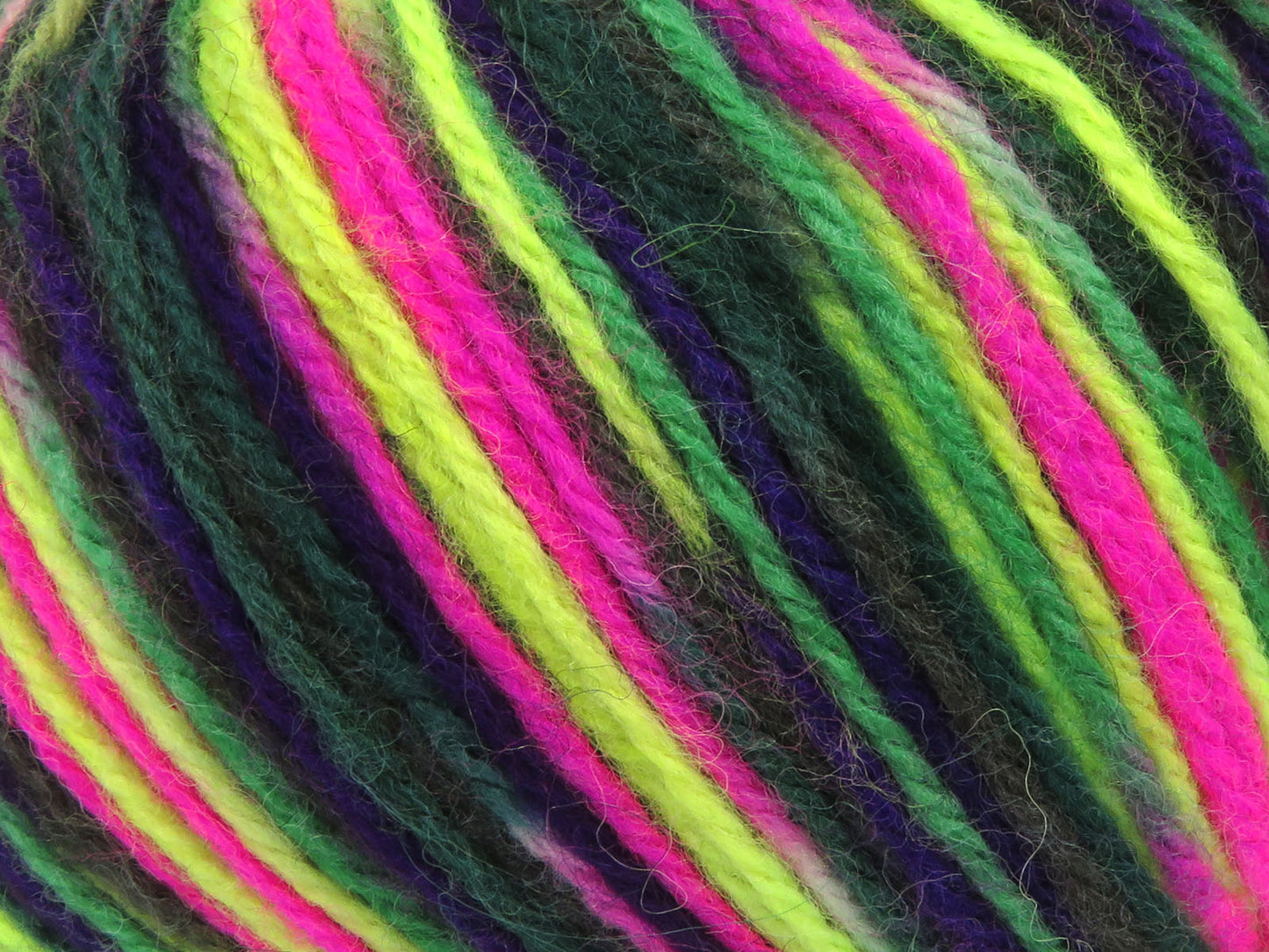 Laine peignée multicolore
