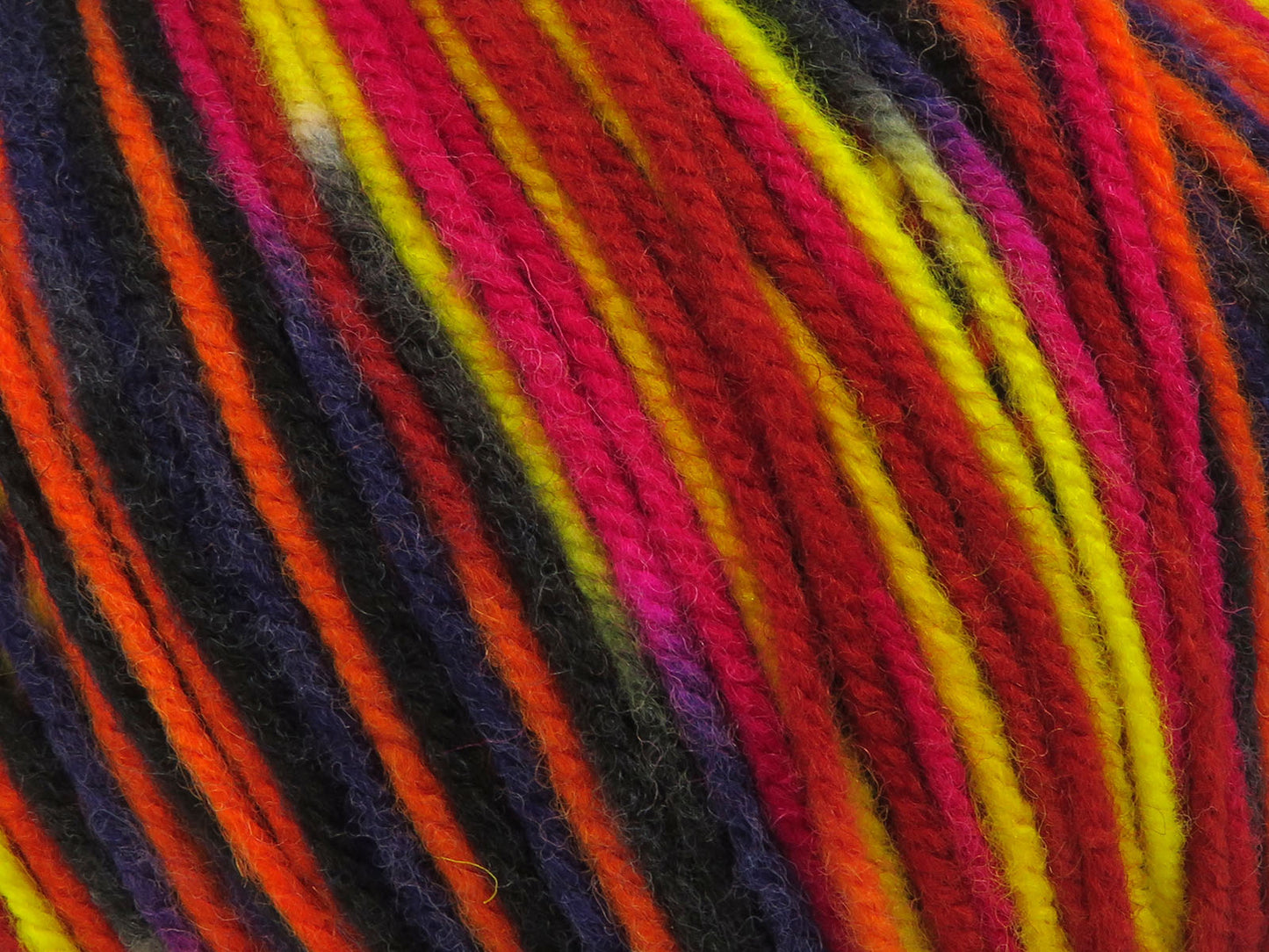 Laine peignée multicolore