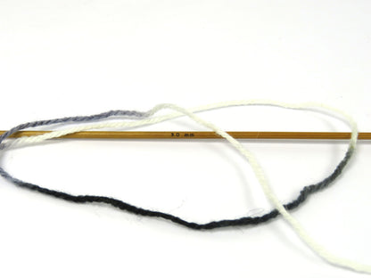 Wool Varicolor Light Grey Shades, White, Black fnt2-81980