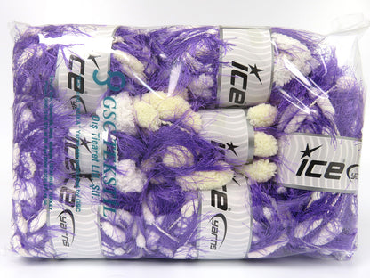 Mixed Lot Multicolor Cocoon Eyelash Yarns fnt2-82437