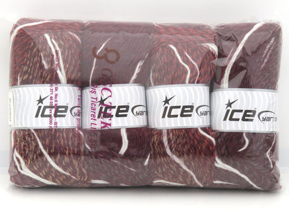 Symphony Burgundy, Grey, Cream, White, Copper fnt2-82660
