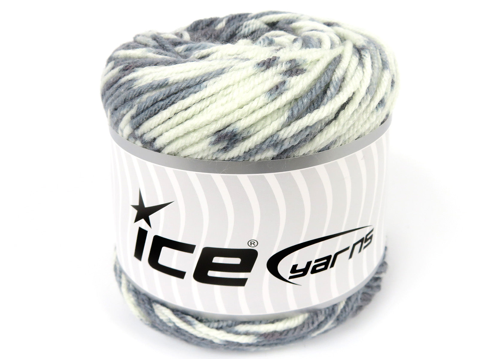 Cakes Wool Design Bluish Grey, White fnt2-82743