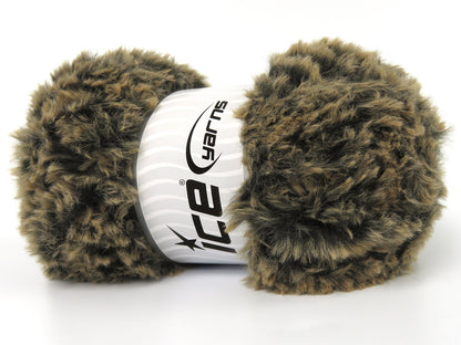 Bunny Fur Black, Brown Sku:fnt2-82969
