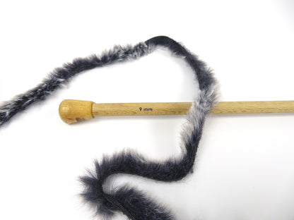 Bunny Fur Navy, White Sku:fnt2-82971