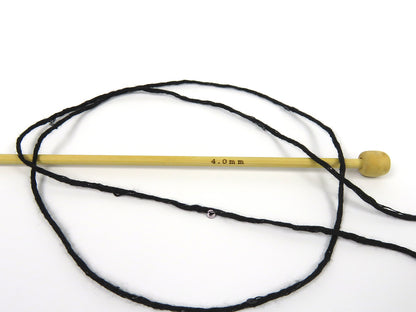 Natural Cotton Paillette Black fnt2-83275