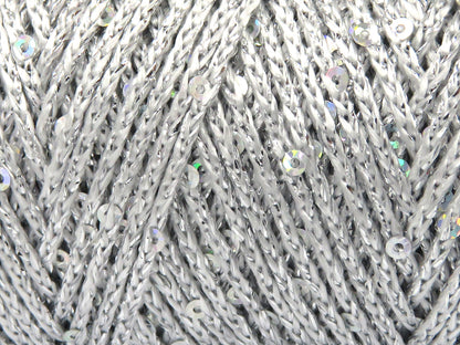 Macrame Glitz Paillette Silver fnt2-83284