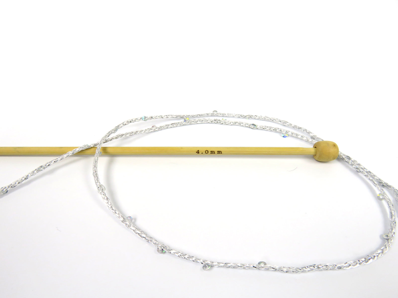 Macrame Glitz Paillette Silver fnt2-83284