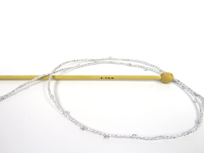 Macrame Glitz Paillette Silver fnt2-83284