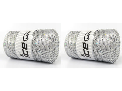 Macrame Glitz Paillette Silver fnt2-83284