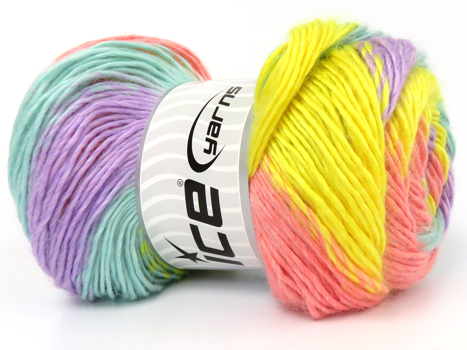 Rainbow Mint Green, Yellow, Light Salmon, Lilac fnt2-83314