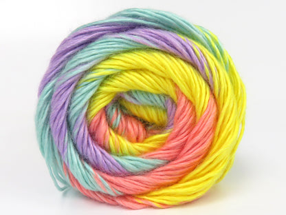 Rainbow Mint Green, Yellow, Light Salmon, Lilac fnt2-83314