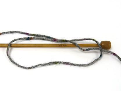 Nice Baby Tweed Grey Shades, Purple, Turquoise, Green Shades fnt2-83488