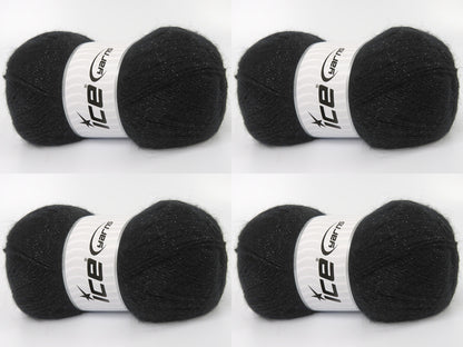 Angora Glitz Black fnt2-83518