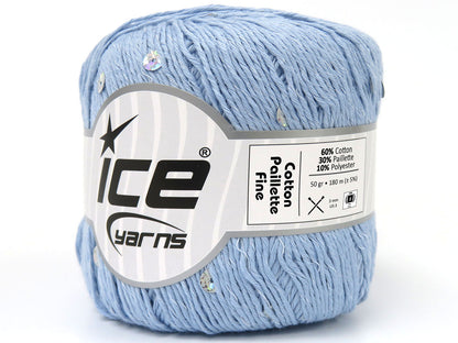 Cotton Paillette Fine Baby Blue  fnt2-83779