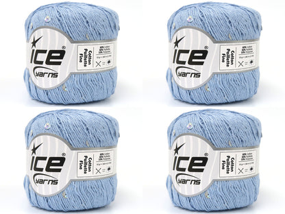 Cotton Paillette Fine Baby Blue  fnt2-83779