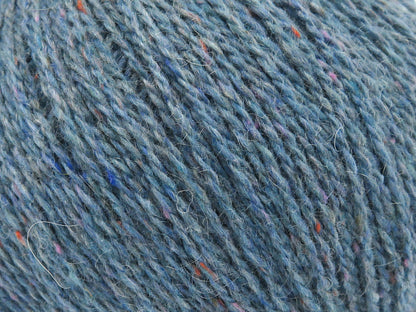 Baby Alpaca Tweed Turquoise Shades fnt2-83945
