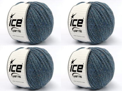 Baby Alpaca Tweed Turquoise Shades fnt2-83945