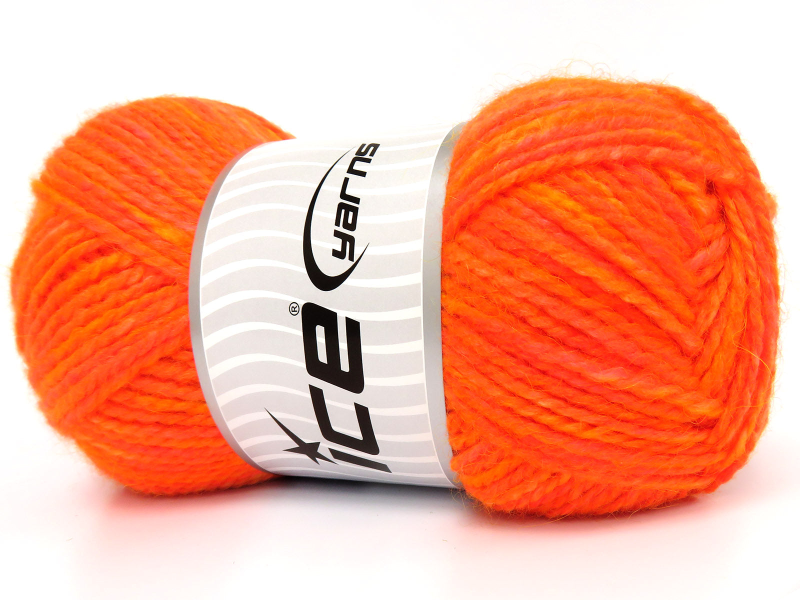 Jeans Wool Bulky Neon Orange Melange fnt2-83968