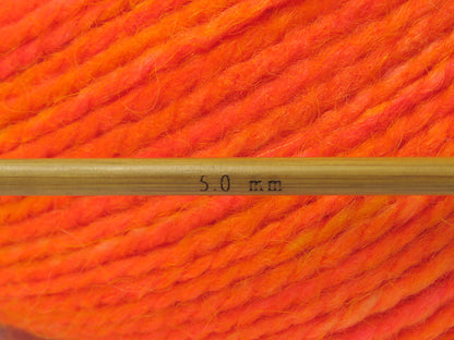 Jeans Wool Bulky Neon Orange Melange fnt2-83968