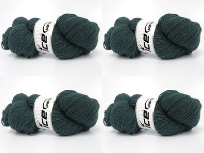 Organic Merino Wool Teal, Green fnt2-84104