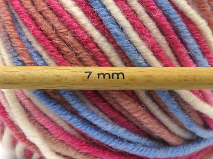 Star Merino Batik Blue, Pink Shades, Cream fnt2-84232