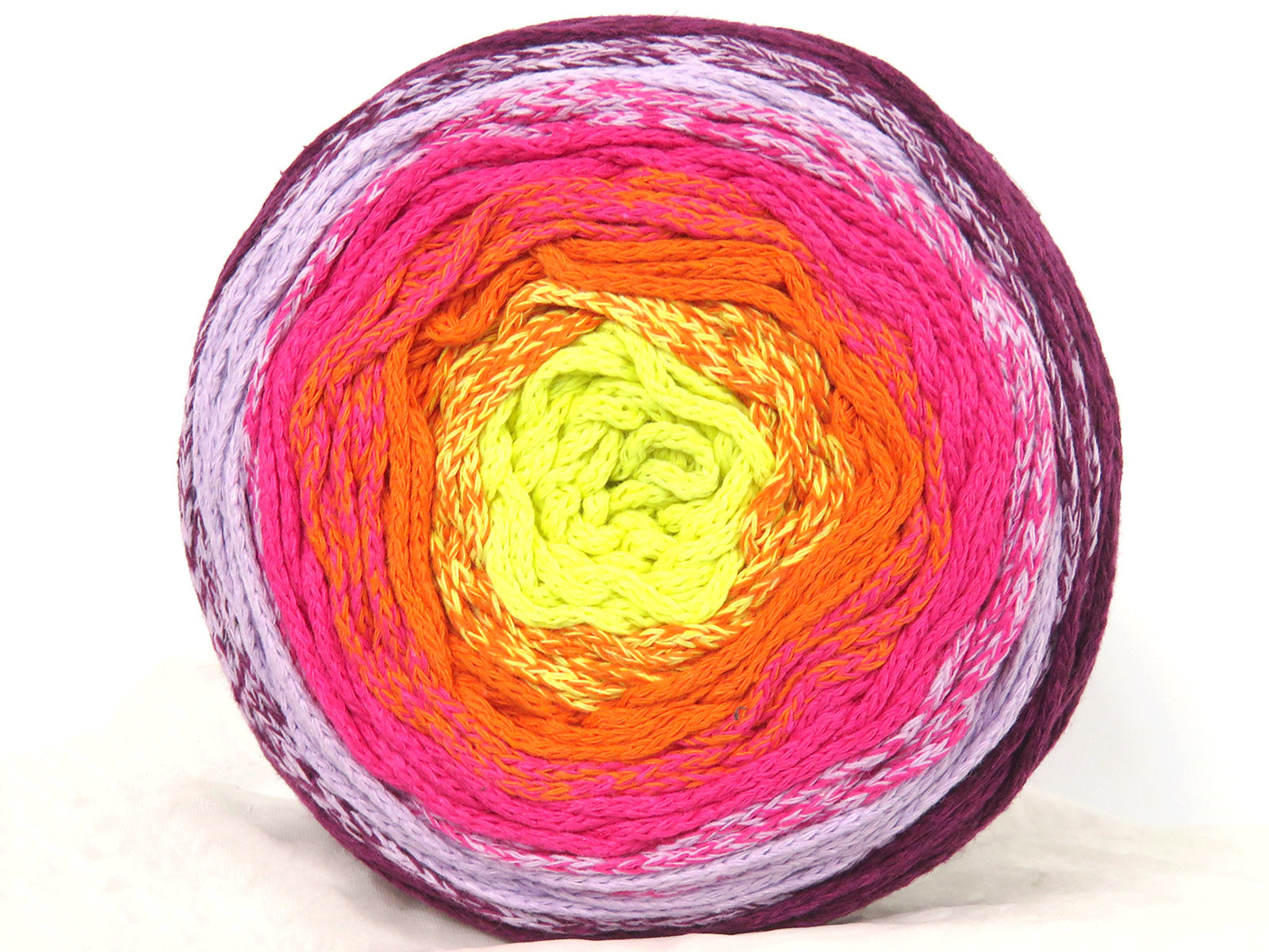Cakes Macrame Cotton Magic Light Yellow, Orange, Fuchsia, Lilac, Purple fnt2-84282