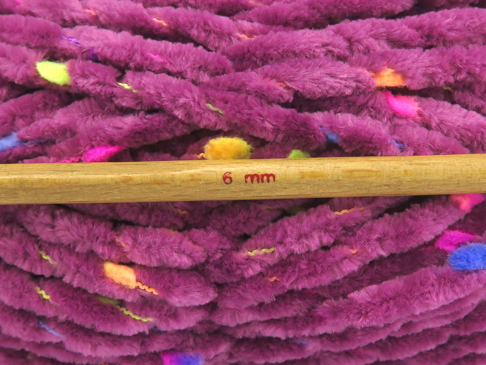 Chenille Baby Tweed Dark Orchid fnt2-84397