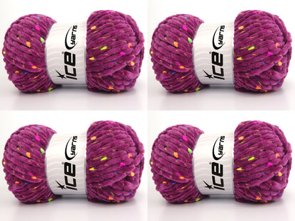 Chenille Baby Tweed Dark Orchid fnt2-84397