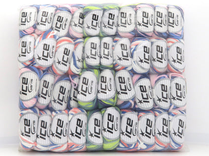 Mixed Lot Multicolor Chain Yarns fnt2-84473