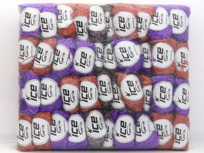 Mixed Lot Multicolor Metallic Glitz Yarns fnt2-84475